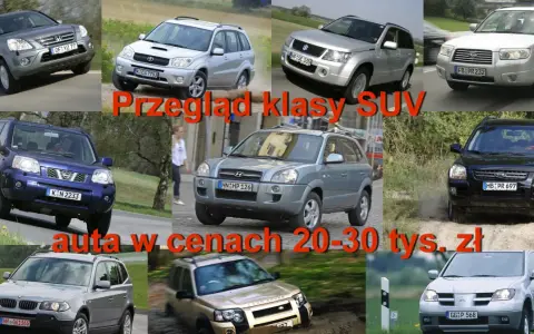 Najlepsze SUV-y do 30 tys zł - uniknij drogich błędów przy zakupie